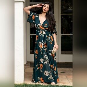 Baltic Born Kimono Floral Dress